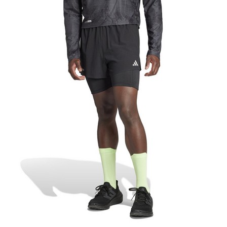 Men Ultimateadidas 2-In-1 Shorts, Black, A701_ONE, large image number 1