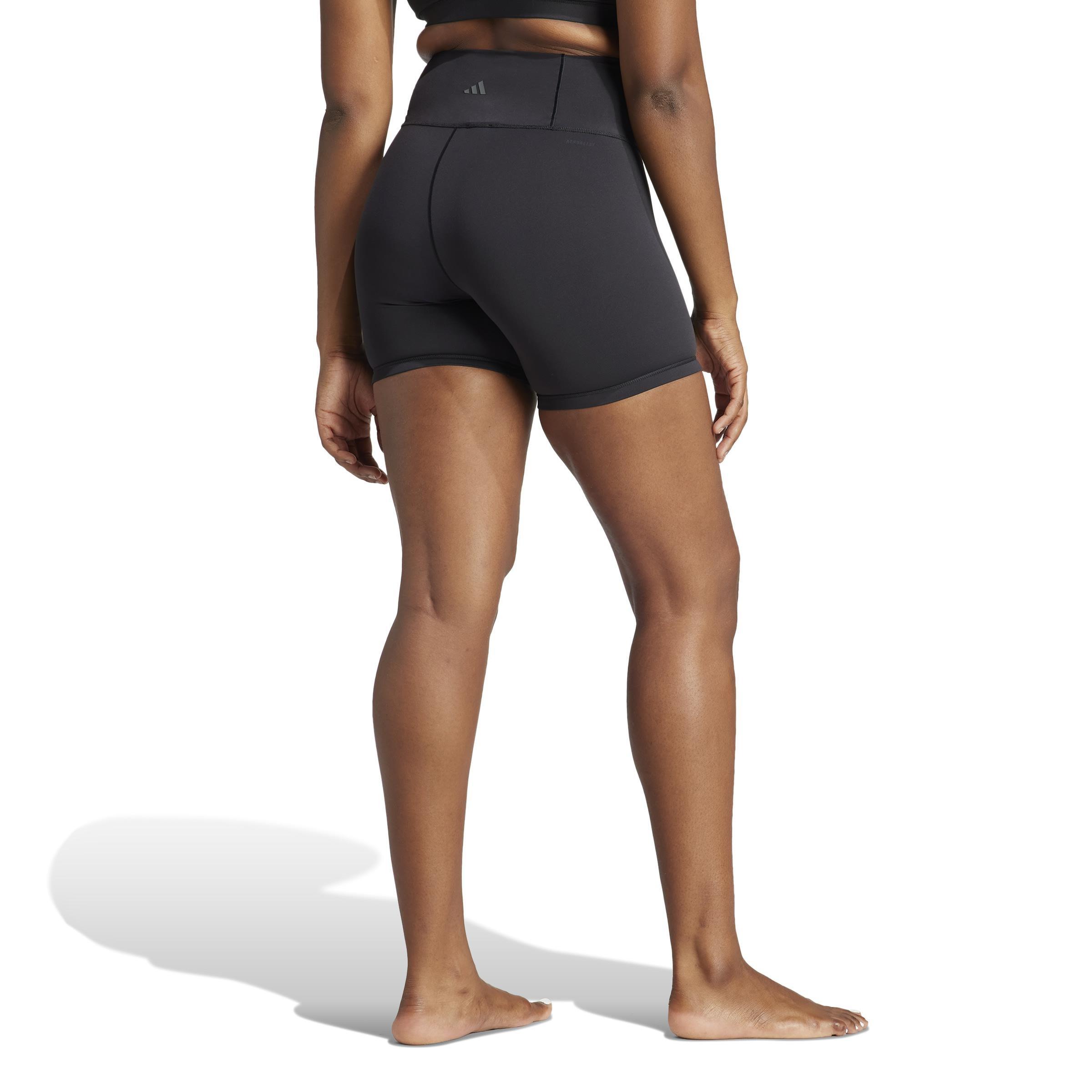 All Me 5-Inch Short Leggings, Black, , large image number 2