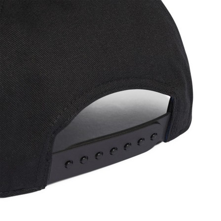 Unisex Adidas Rifta Baseball Cap, Black, A701_ONE, large image number 2