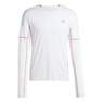 Men Adizero Running Long-Sleeve Top, White, A701_ONE, thumbnail image number 0