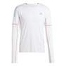Men Adizero Running Long-Sleeve Top, White, A701_ONE, thumbnail image number 2