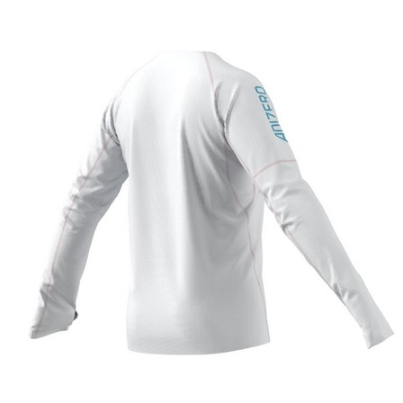 Men Adizero Running Long-Sleeve Top, White, A701_ONE, large image number 11