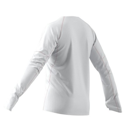Men Adizero Running Long-Sleeve Top, White, A701_ONE, large image number 13