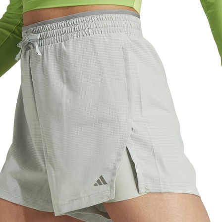 Women Hiit Heat.Rdy Two-In-One Shorts, White, A701_ONE, large image number 3