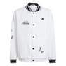 Unisex Kids Brand Love Woven Jacket, White, A701_ONE, thumbnail image number 0