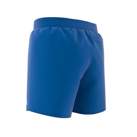 Kids Boys Classic Badge Of Sport Swim Shorts, Blue, A701_ONE, large image number 10