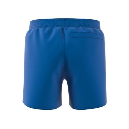 Kids Boys Classic Badge Of Sport Swim Shorts, Blue, A701_ONE, large image number 12