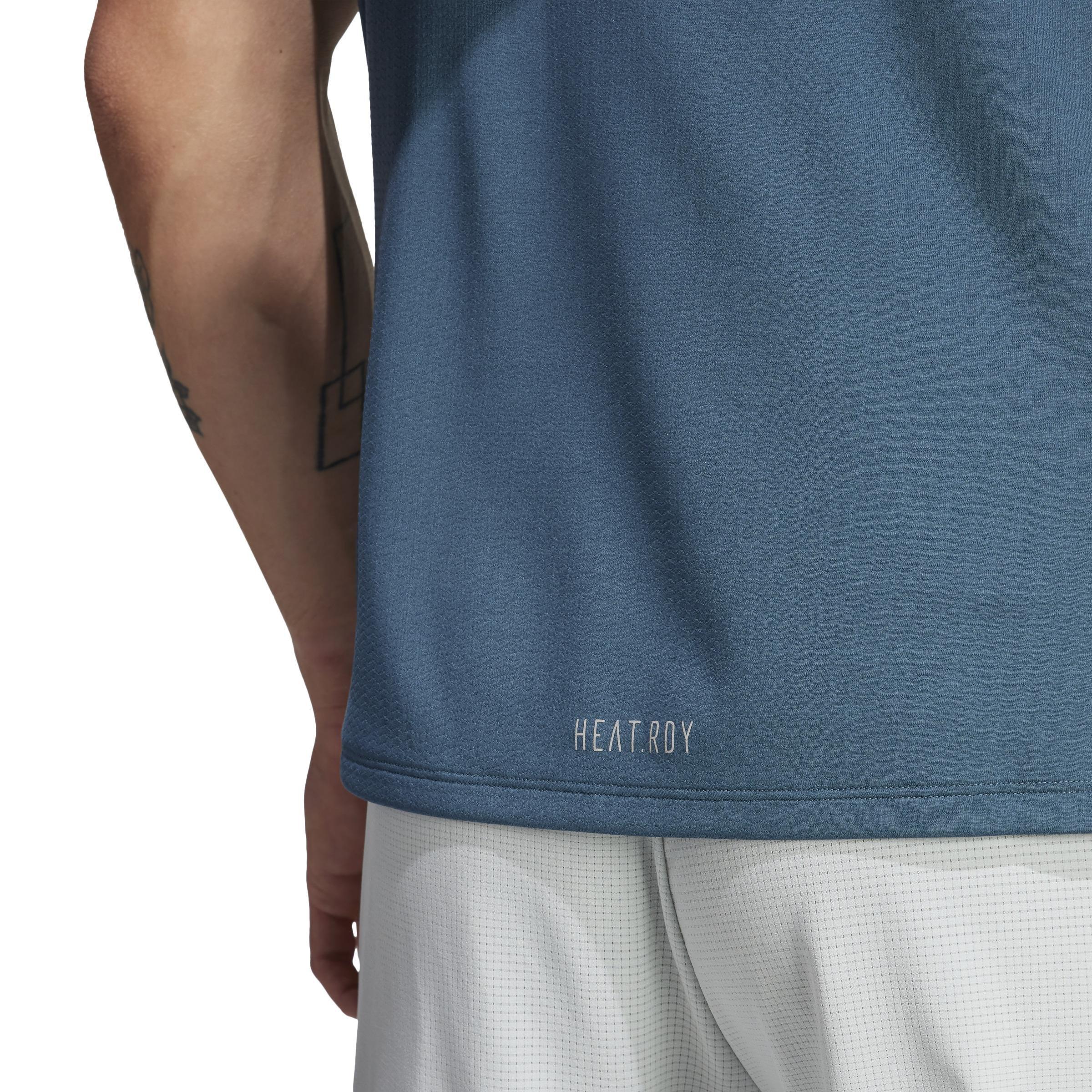 Men Designed 4 Training Heat.Rdy Hiit Training T-Shirt, Blue, A701_ONE, large image number 4