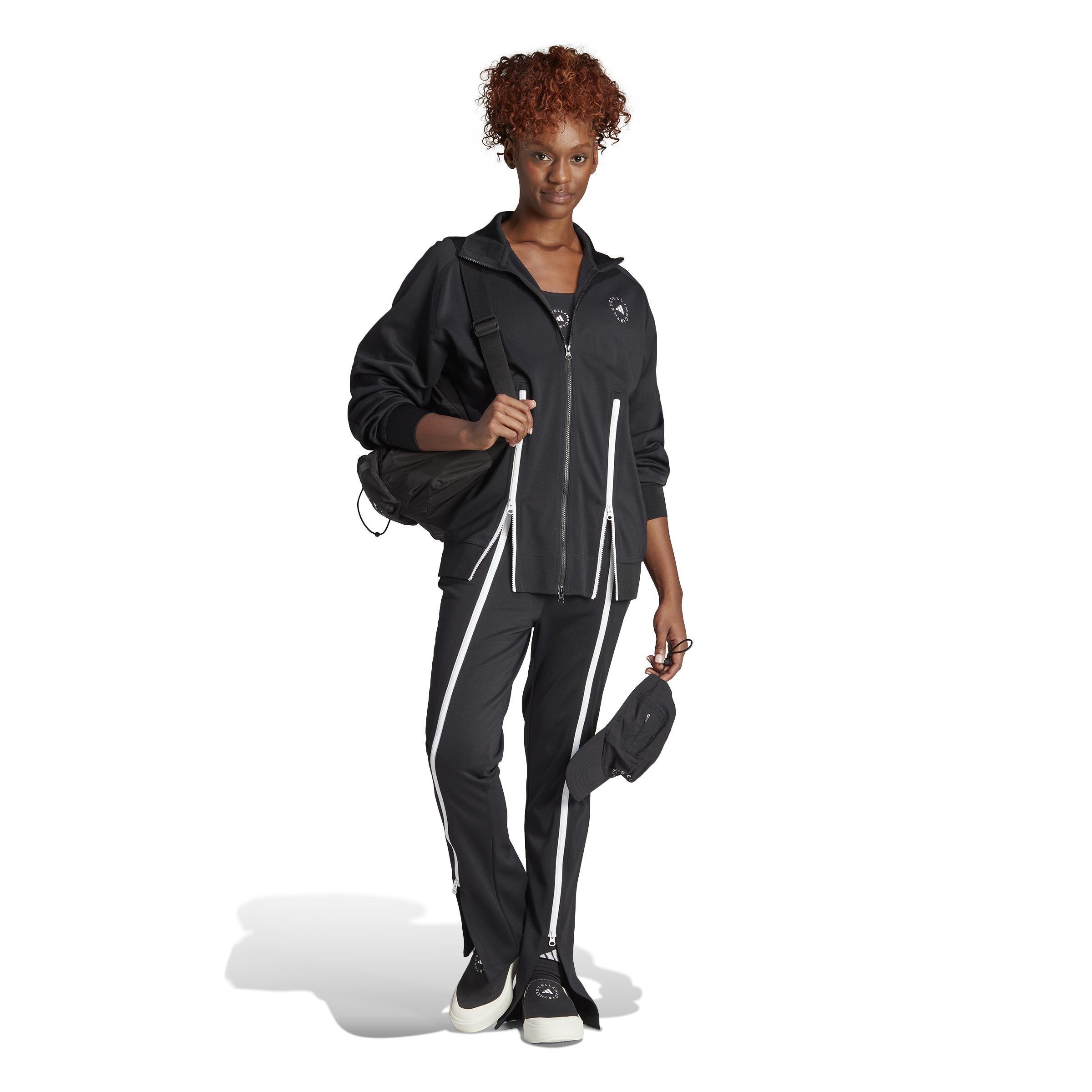 Female Truecasuals Sportswear Track Top, Black, A701_ONE, large image number 0