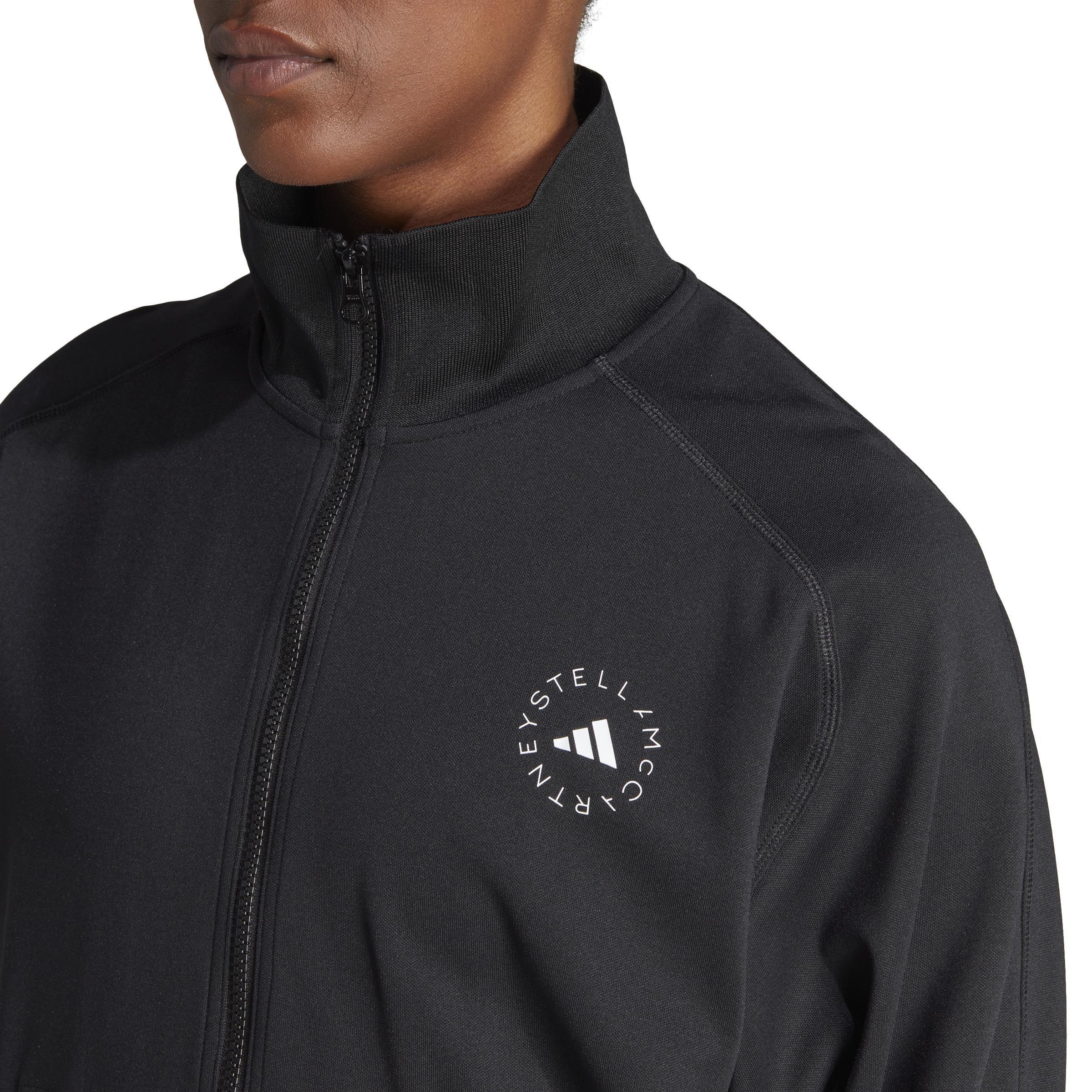 Female Truecasuals Sportswear Track Top, Black, A701_ONE, large image number 7