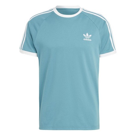 Men Adicolor Classics 3-Stripes T-Shirt, Blue, A701_ONE, large image number 3