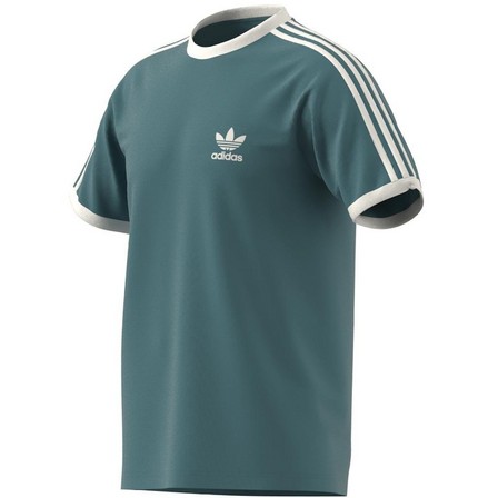Men Adicolor Classics 3-Stripes T-Shirt, Blue, A701_ONE, large image number 10