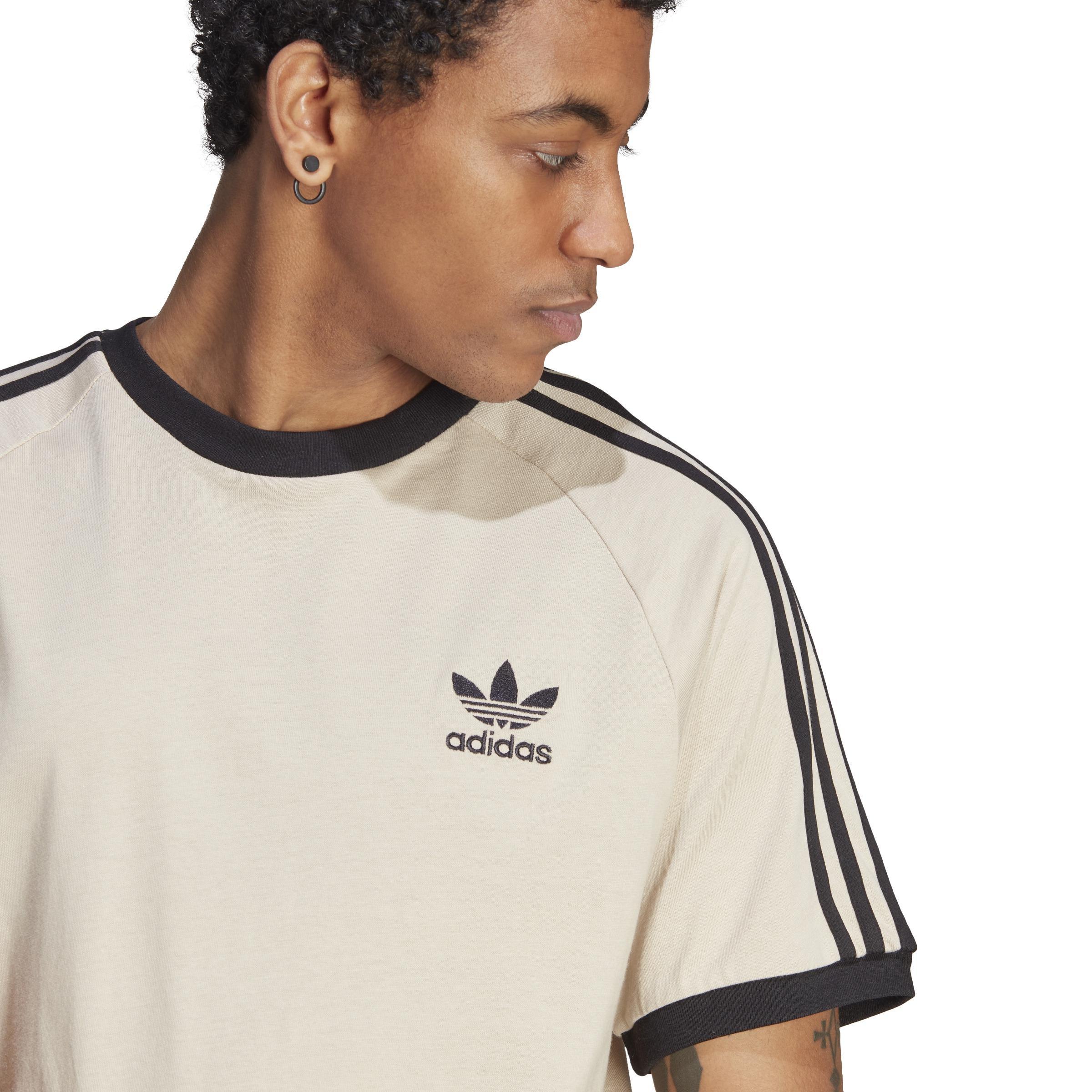 Men Adicolor Classics 3-Stripes T-Shirt, Beige, A701_ONE, large image number 1