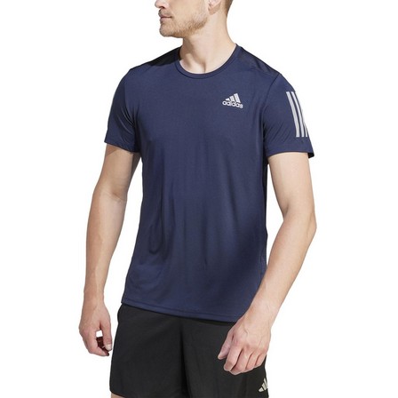 Men Own The Run T-Shirt, Blue, A701_ONE, large image number 2