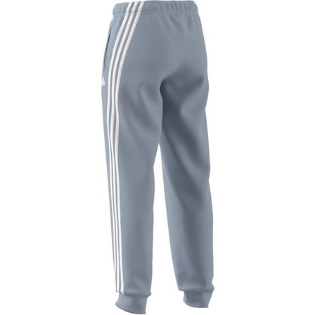 Women Future Icons 3-Stripes Regular Tracksuit Bottoms, Blue, A701_ONE, large image number 7