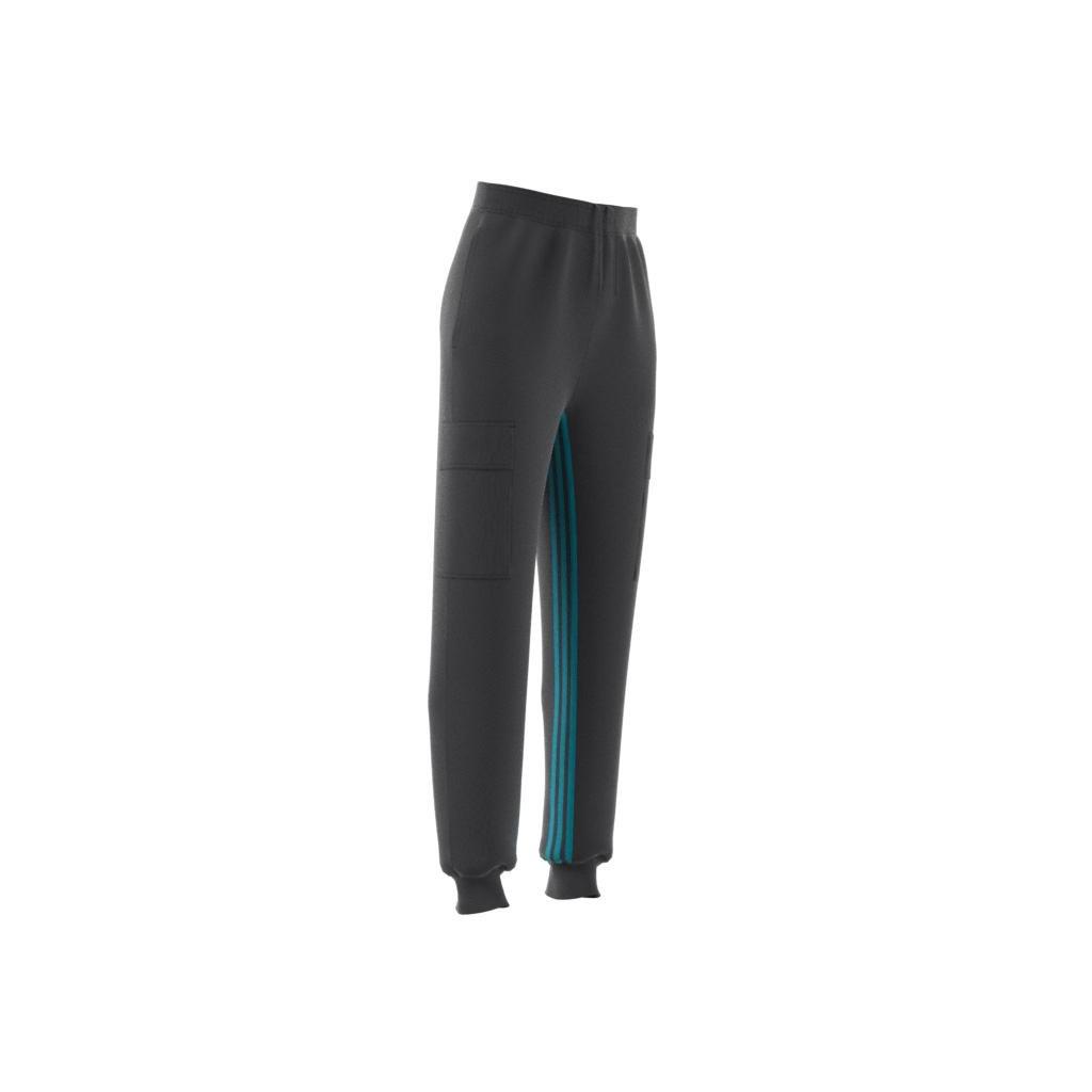 Women Dance 3-Stripes High-Waisted Tapered Cargo Joggers, Grey, A701_ONE, large image number 14