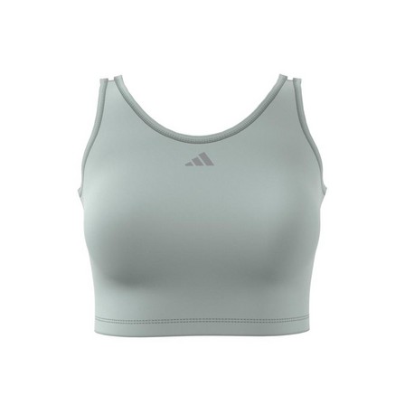 Women Hiit Heat.Rdy Crop Tank Top, White, A701_ONE, large image number 12