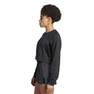 Women Power Aeroready Crop Cover-Up Sweatshirt, Black, A701_ONE, thumbnail image number 15