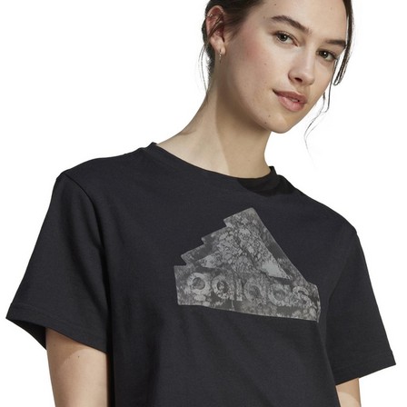 Female Future Icons Graphic Crop T-Shirt, Black, A701_ONE, large image number 6
