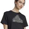 Female Future Icons Graphic Crop T-Shirt, Black, A701_ONE, thumbnail image number 6