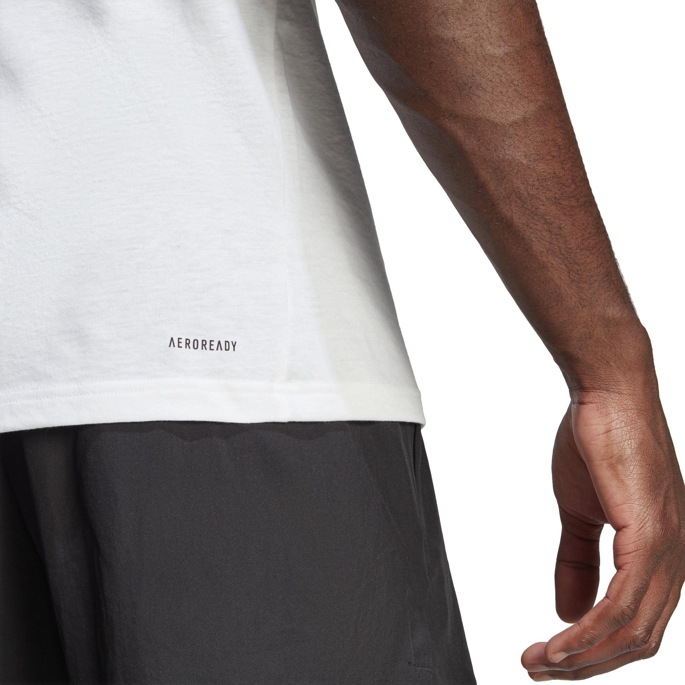 Train Essentials Feelready Logo Training T-Shirt, White, , large image number 5