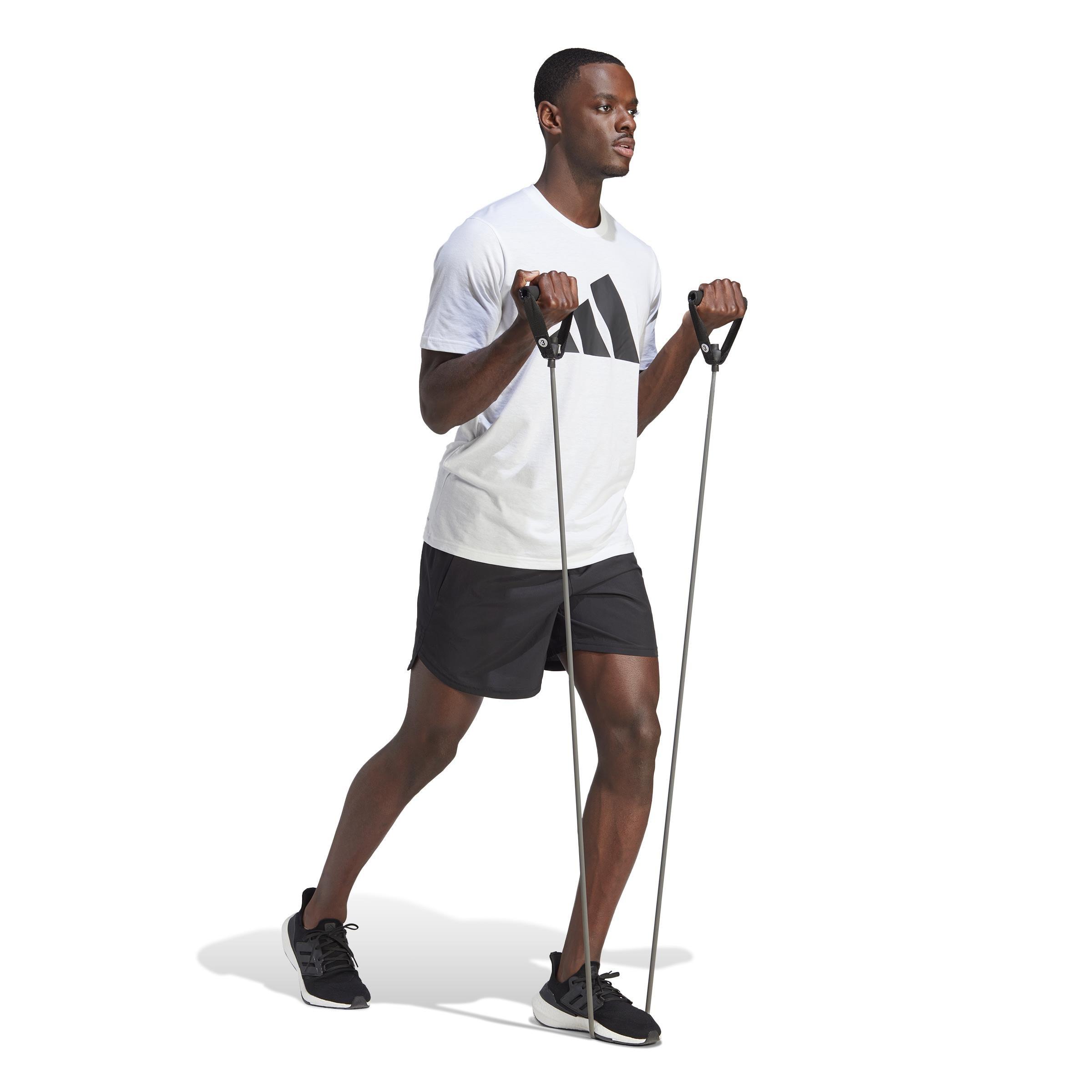 Train Essentials Feelready Logo Training T-Shirt, White, A701_ONE, large image number 6