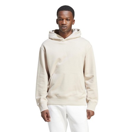 Men Adicolor Contempo French Terry Hoodie, Beige, A701_ONE, large image number 1