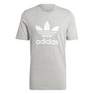 Men Adicolor Classics Trefoil T-Shirt, Grey, A701_ONE, thumbnail image number 2