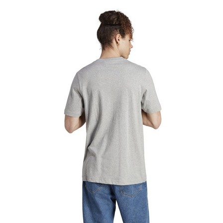 Men Adicolor Classics Trefoil T-Shirt, Grey, A701_ONE, large image number 5