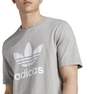 Men Adicolor Classics Trefoil T-Shirt, Grey, A701_ONE, thumbnail image number 7