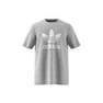 Men Adicolor Classics Trefoil T-Shirt, Grey, A701_ONE, thumbnail image number 8