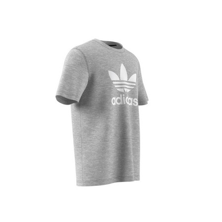 Men Adicolor Classics Trefoil T-Shirt, Grey, A701_ONE, large image number 10