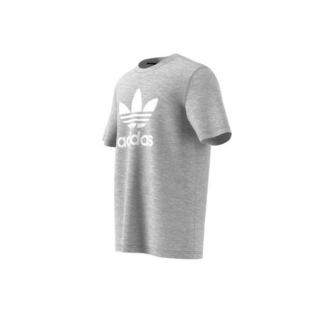 Men Adicolor Classics Trefoil T-Shirt, Grey, A701_ONE, large image number 12