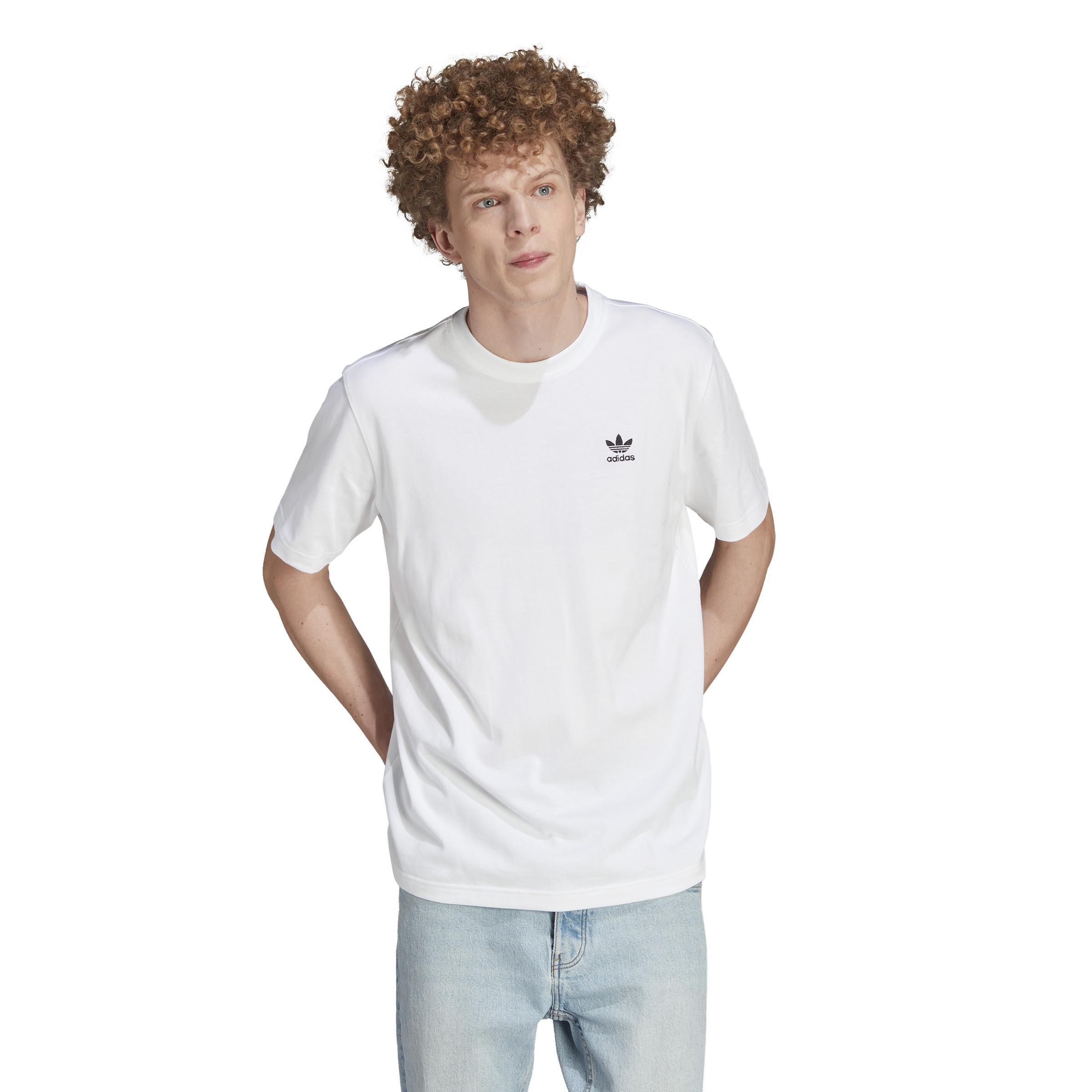 Men Adicolor Classics Back+Front Trefoil Boxy T-Shirt, White, A701_ONE, large image number 2