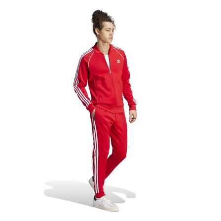 Men Adicolor Classics Sst Tracksuit Bottom, Red, A701_ONE, large image number 12