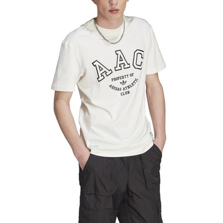 Men Adidas Rifta Metro Aac T-Shirt, White, A701_ONE, large image number 2