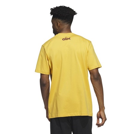 Men Summer Camp Abc T-Shirt, Yellow, A701_ONE, large image number 3