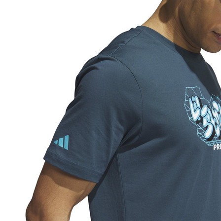 Men Metaverse Gaming Lil Stripe T-Shirt, Navy, A701_ONE, large image number 5