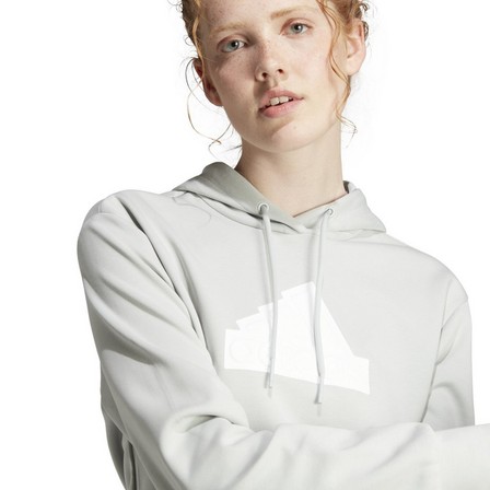 Women Future Icons Badge Of Sport Bomber Hoodie, Grey, A701_ONE, large image number 4