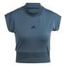 Female Adidas Z.N.E. T-Shirt, Navy, A701_ONE, thumbnail image number 2