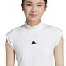 Female Adidas Z.N.E. T-Shirt, White, A701_ONE, thumbnail image number 1