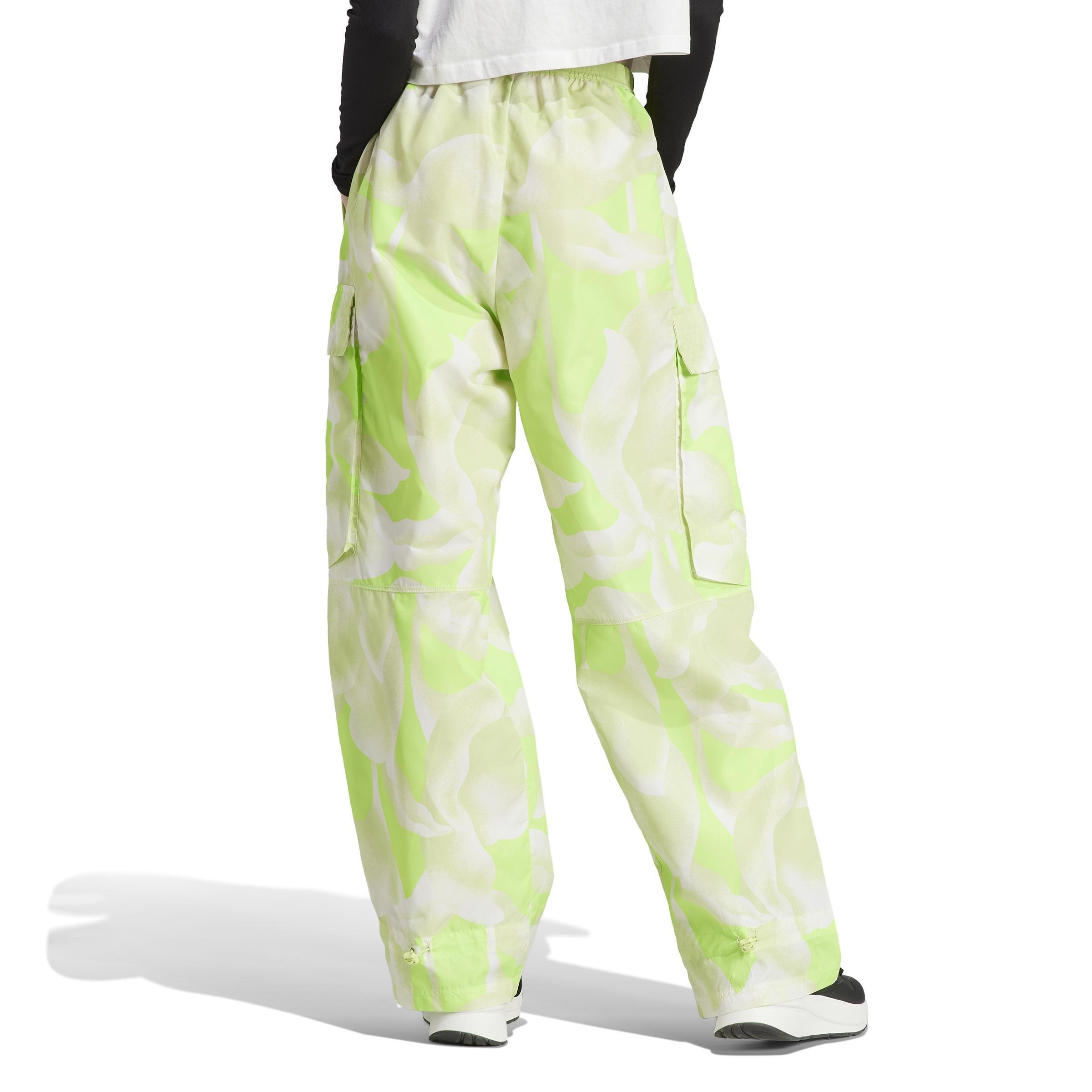 Women City Escape Cargo Tracksuit Bottoms, Green, A701_ONE, large image number 2