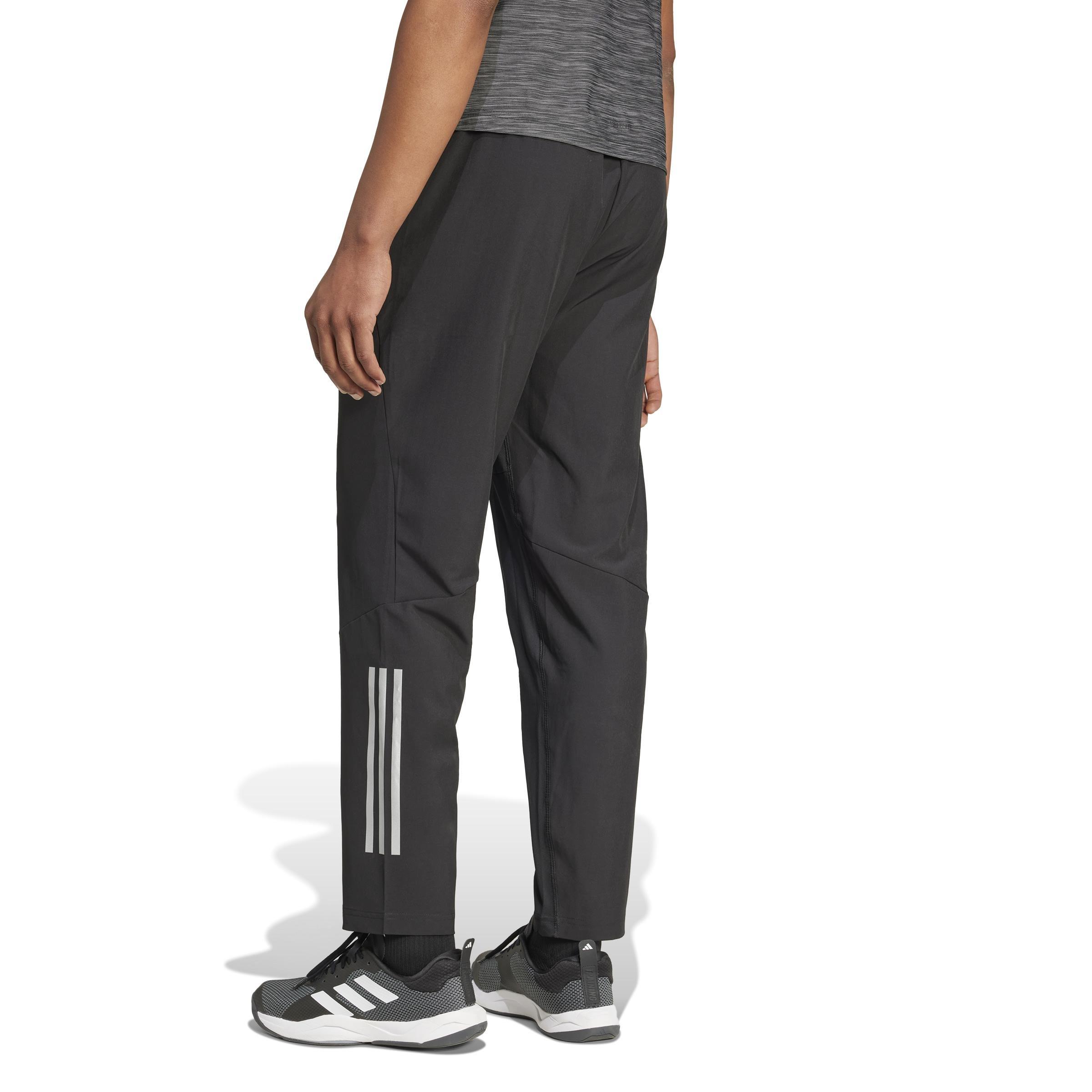 Gym+ Training 3-Stripes Woven Joggers, Multicolour, A701_ONE, large image number 2