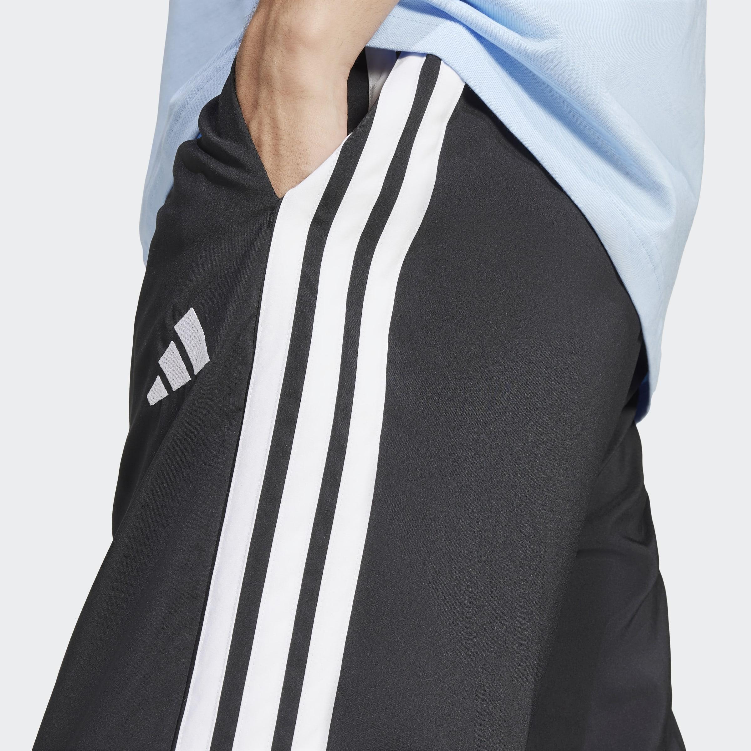 Essentials 3-Stripes Woven Joggers, Black, A701_ONE, large image number 3