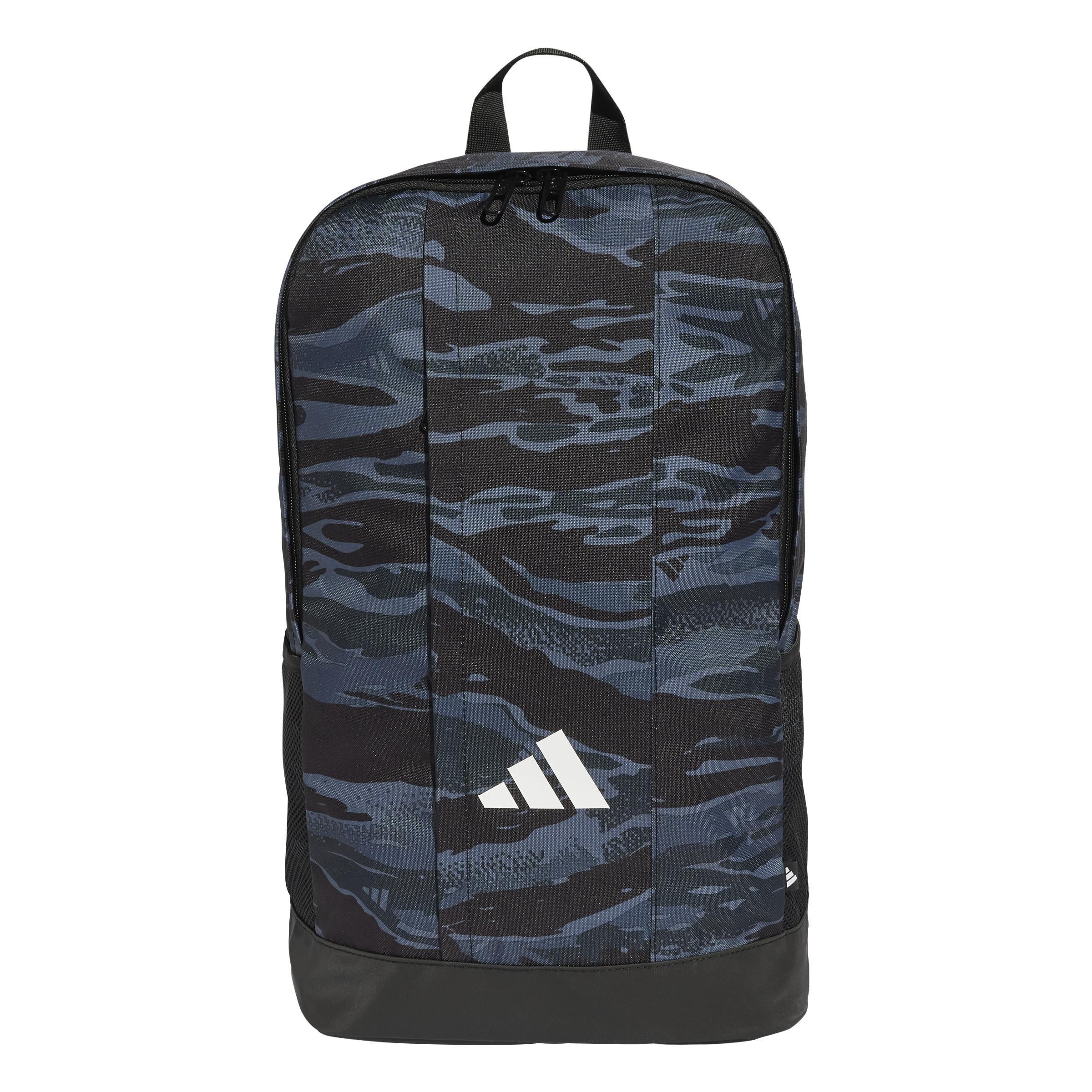 Unisex Linear Graphic Backpack, Grey, A701_ONE, large image number 2