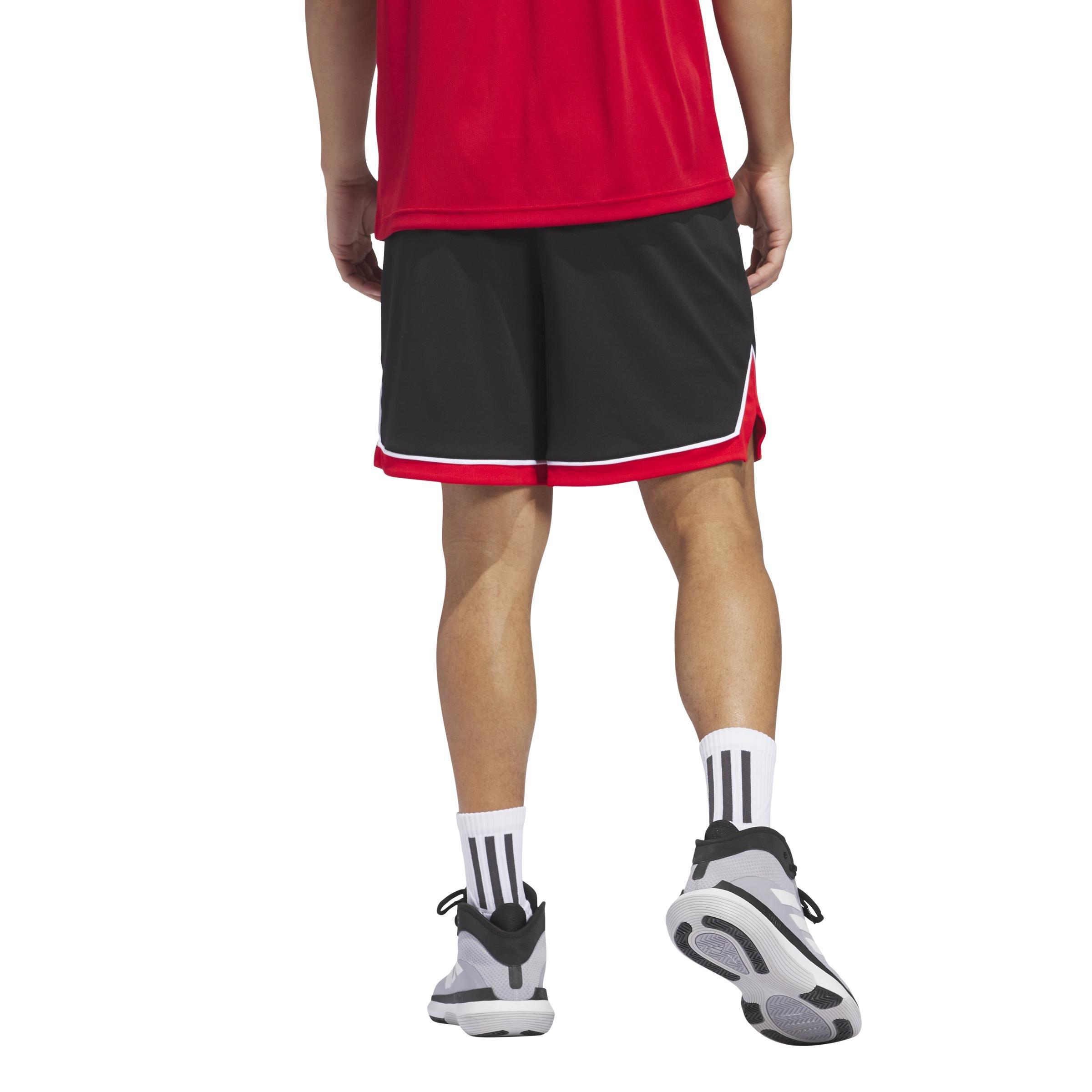 adidas Basketball Badge of Sport Shorts, Black, A701_ONE, large image number 2