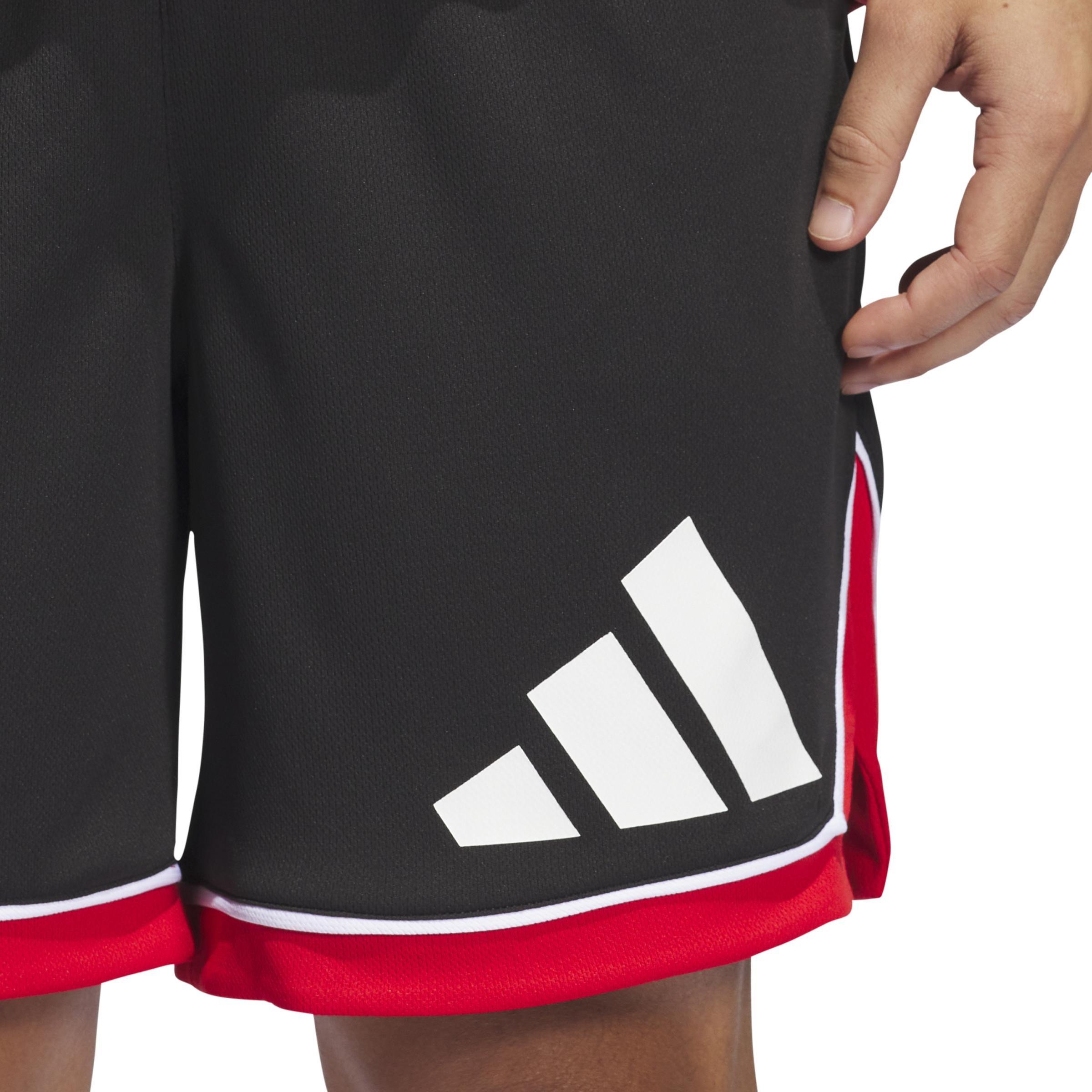 adidas Basketball Badge of Sport Shorts, Black, A701_ONE, large image number 3