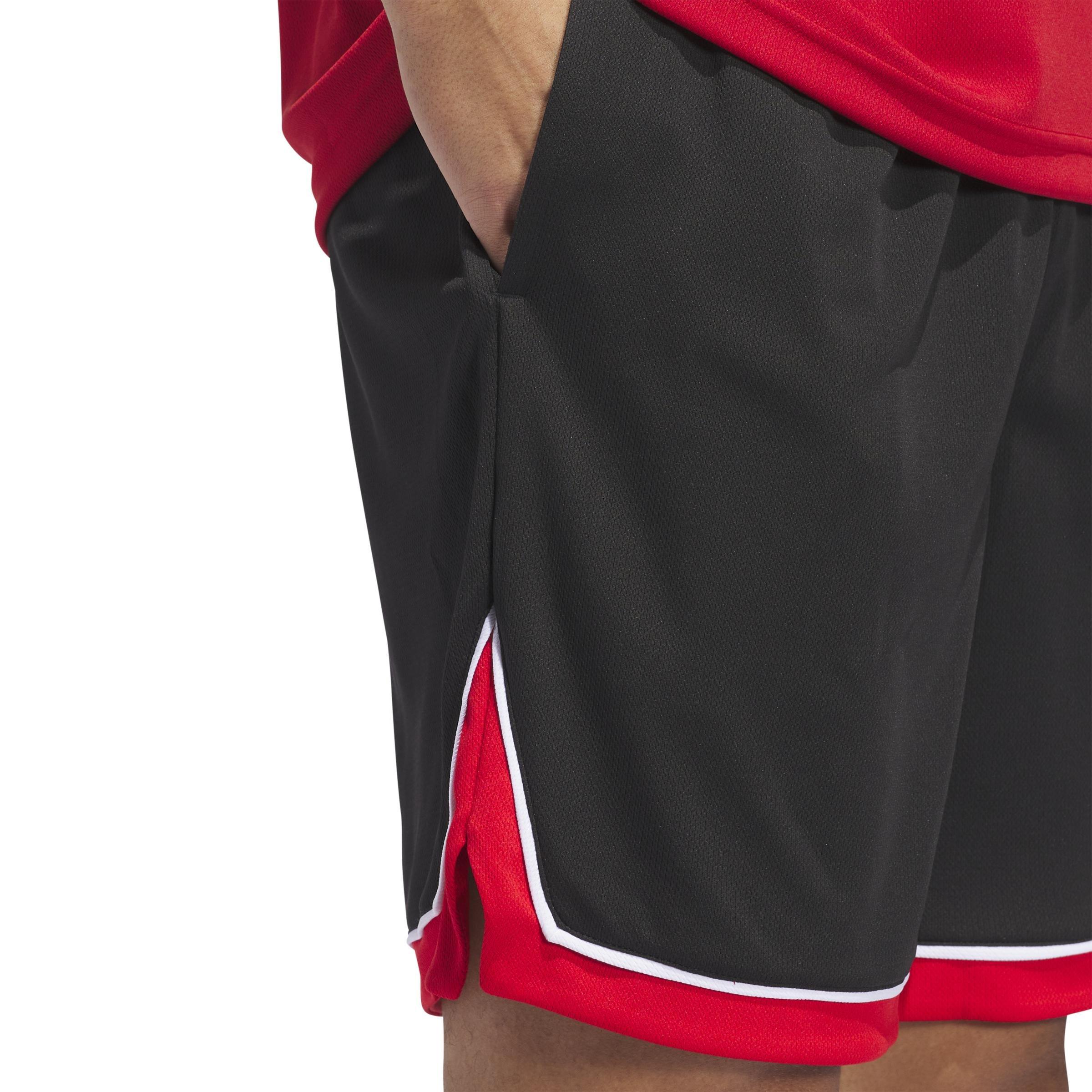 adidas Basketball Badge of Sport Shorts, Black, A701_ONE, large image number 4