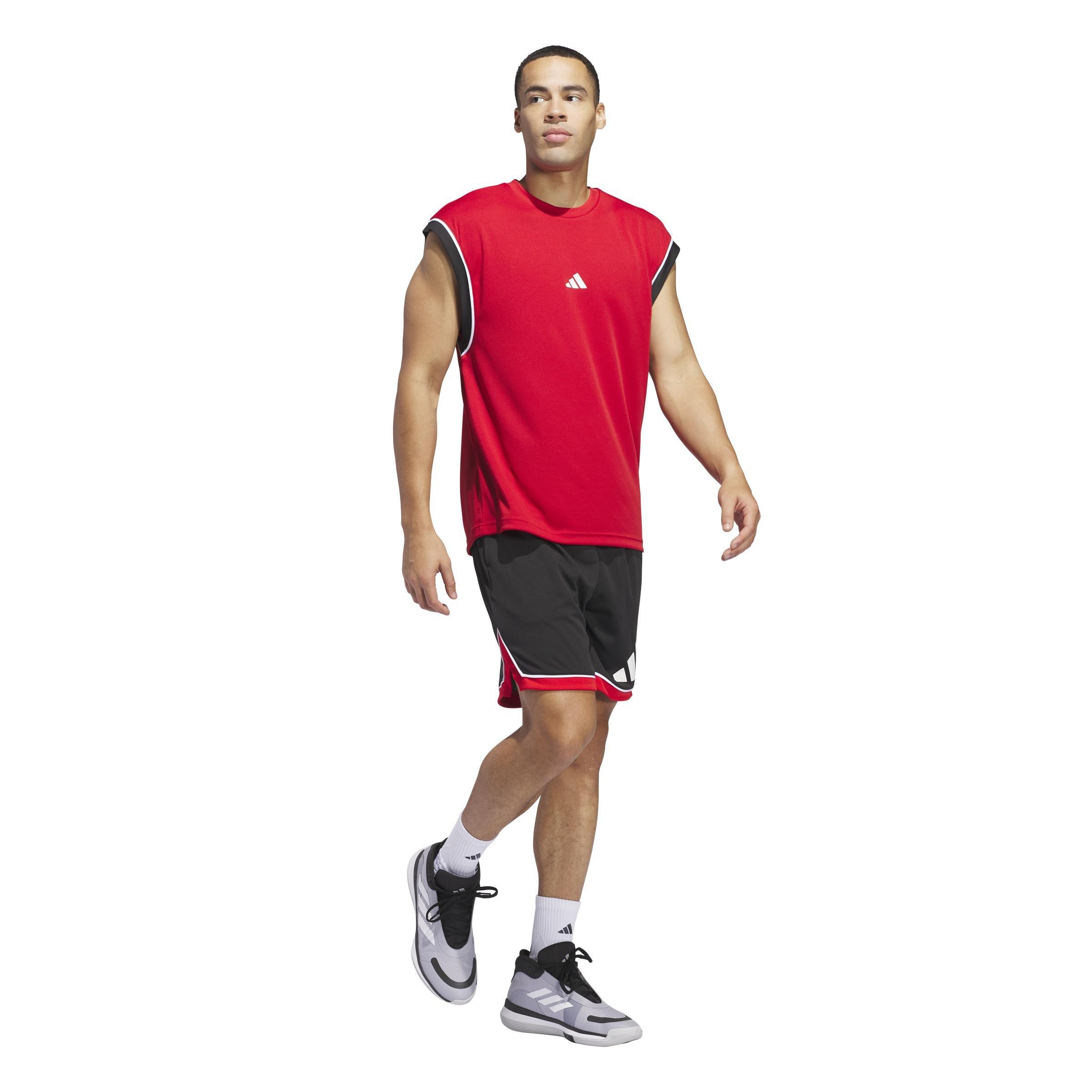 adidas Basketball Badge of Sport Shorts, Black, A701_ONE, large image number 5