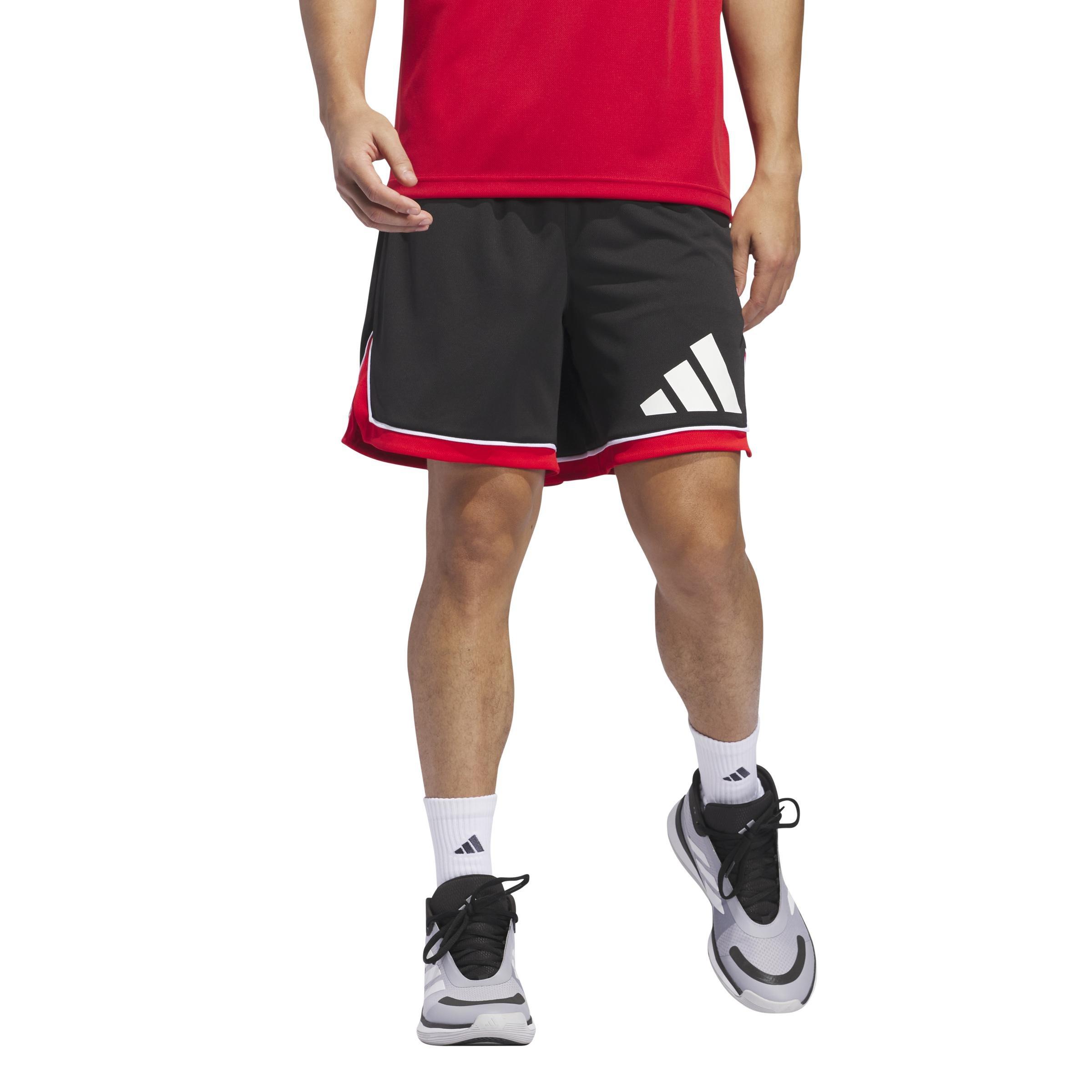 adidas Basketball Badge of Sport Shorts, Black, A701_ONE, large image number 6